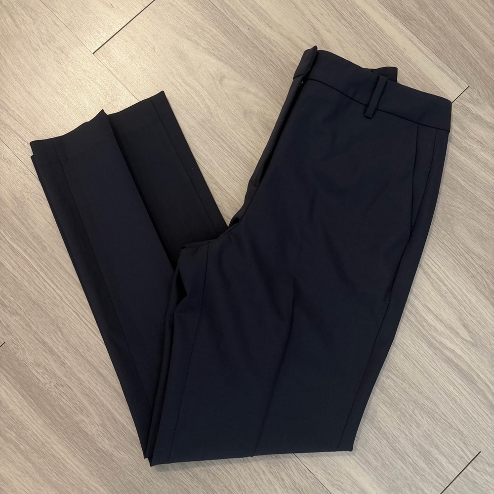 Quince, Tollegno, 3D Wool, Virgin Wool Blend, Navy Pants | Women’s 6